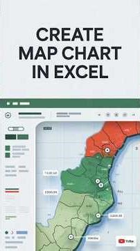 Map Chart in Excel 🌍 #excel #mapchart #datavisualization #exceltips #shorts #tipsandtricks