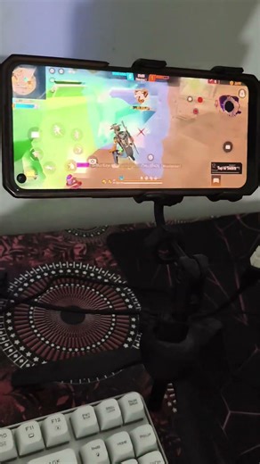 free Fire handcam keyboard mouse gameplay in mobile #shortfeed #shorts