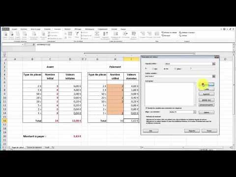 Excel Solveur - variables entières