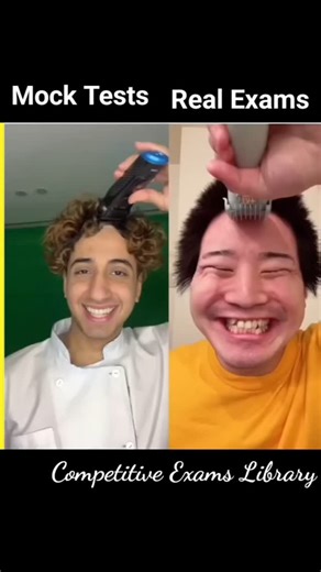 competitive exams library on Instagram: "Mock test vs main exam #competitiveexams #trendingreels #governmentjobs #railwayexams #ibps #ssc #railwayjobs #trending"