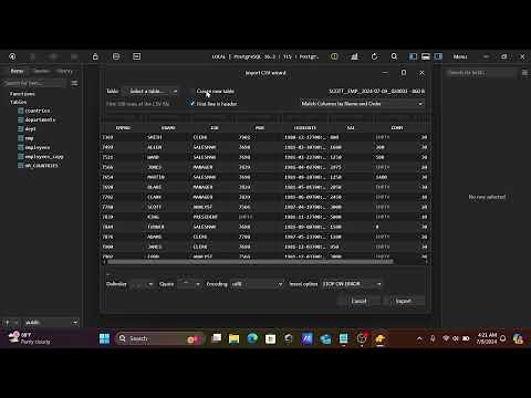 How to import File into TablePlus