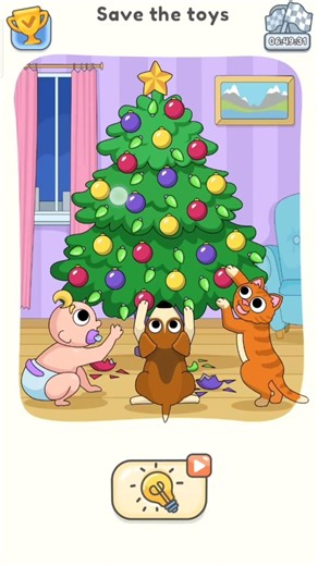 Level 95 Save the Toys 🧸 | DOP 5: Delete One Part Level 95 Solution #shorts #dop5 #toys #save