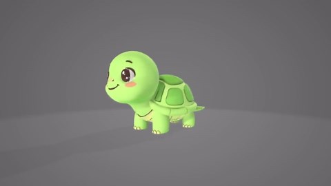 Cute Turtle 3D Print STL File - Adorable Cartoon Turtle Figure - Digital Download - 3D Model for Resin & FDM - Chibi Animal Miniature - Etsy