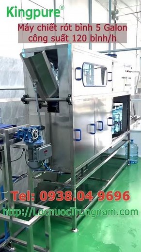 Dây Chuyền Sản Xuất Nước Đóng Bình 20 Lít Tự Động Cho Nhà Máy Nước Tinh Khiết - Hiệu quả Chất lượng