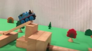 Thomas the Tank Engine does stunts, and it's rather pleasing to watch