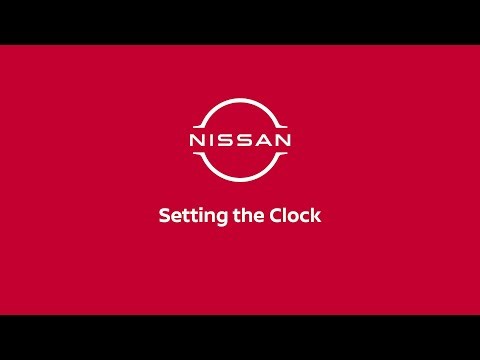 2026 Nissan Rogue Plug-in Hybrid - Setting the Clock