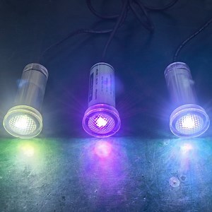 [Hot Item] 2025 Updated ETL Top Seller Nicheless 1.5 Inch LED IP68 6W RGB White Pool Lights for Pentair Globrite SPA & Pool Light