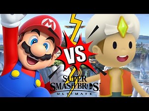 Mario vs Imajin (Super Mario Bros vs Doki Doki Panic) - Super Smash Bros Ultimate