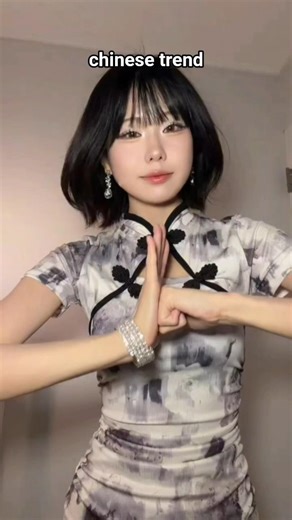 Tiktok chinese dance trend || midu echoing #trend #chinesemilitarydance #transition #feed