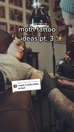 Moth Tattoo Ideas for Women Part 3