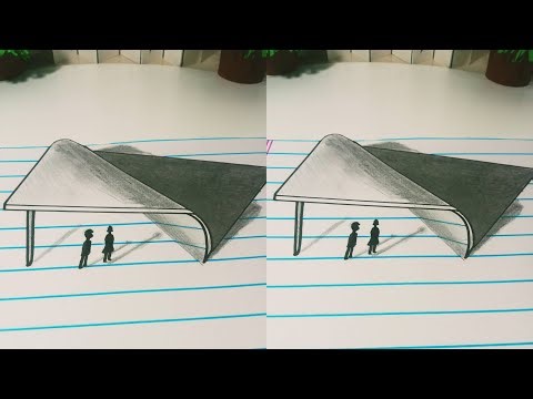 3D Drawing Easy Step by Step😍 | How to Draw 3D shapes😎 | Art Tutorials | Tutorial 3D art🔥