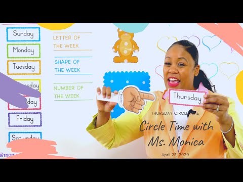 Thursday - Preschool Circle Time - Learn at Home - Thursday 4/23