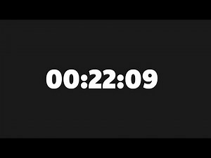 22 Minute 9 Second Timer - (1329/36,000)