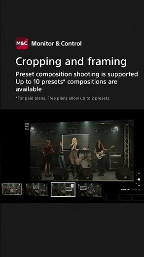 Cropping and framing | Monitor & Control | Sony | Creators' Cloud
