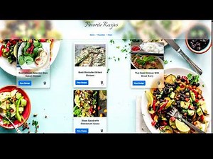 Dynamic Recipe Finder - Web Application Programming I (Final Project)