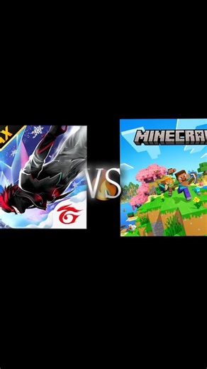 Free fire VS MINECRAFT 💪🏻 #minecraft #freefire #viral #shortvideo