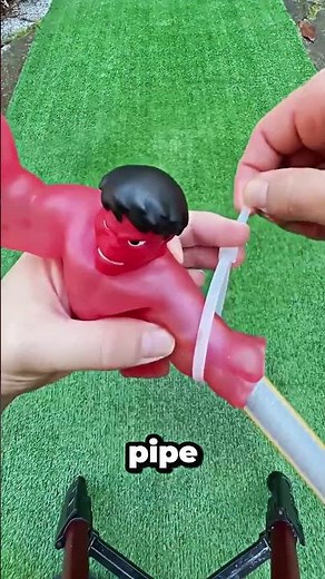 He filled a Hulk toy with water… BIG mistake 😳#edit #shorts #experiment