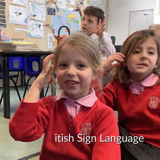 As part of their 'Inventors' topic in History, our Form 2 pupils have been exploring communication through time — from early systems to modern methods. They were delighted to welcome our very own Mr Smith, who spoke to the class about the importance of sign language and introduced them to some phrases and words in British Sign Language. The pupils loved learning a new way to communicate! Royal Association for Deaf people Commanding Hands Signature Deaf | Hilden Oaks Preparatory School & Nursery