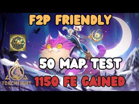 Torchlight Infinite SS11 // F2P Farm Series: 50 Map Test, T8 God's Chest // TLI: Vorax