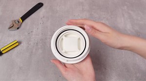 2 Inch Backwater Valve White PVC Drain Backflow Preventer for Sewage and Rainwater Automatic Sewer Backflow Prevention Valve for Residential Commercial Use