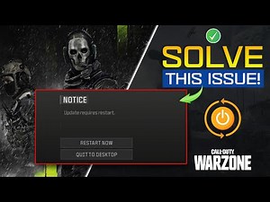 How to Solve Update Requires Restart Error in Call of Duty on PC | Warzone Update Requires Restart