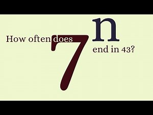 probably a number theory problem.