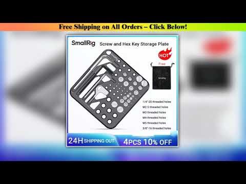 SmallRig Screw And Hex Key Storage Plate for Commonly Used Screws and Hex Keys Of Camera Rigs