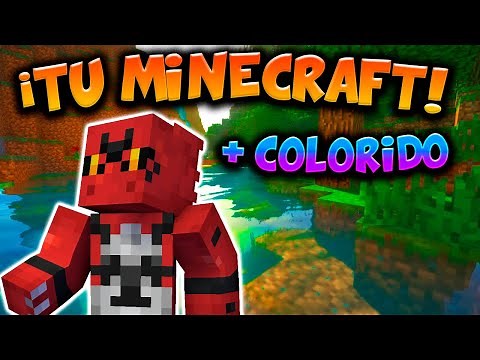 🥰 Este TEXTURE PACK hará que tu Minecraft se vea HERMOSO | Skywars Mooncraft | Sube la saturación