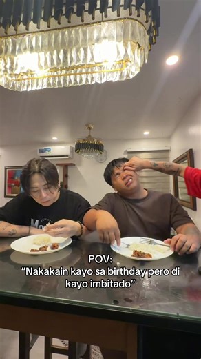 POV: Eating at a Birthday You Weren't Invited To