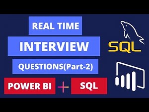 Power BI & SQL | Interview Questions | Part-2 🔥