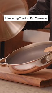 Chef-approved for your kitchen: ALL-NEW Titanium Pro pots and pans. ✅No-coating, virtually indestructible nonstick technology ✅Heat-safe up to 535°C ✅Metal utensil and dishwasher-safe 🚚Free shipping & returns | Our Place