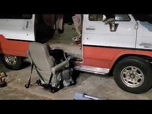 How to remove conversion van seats