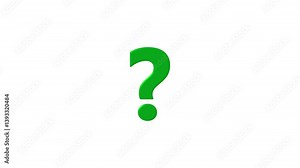 glowing Question marks icon animation on white background. Question marks icon and Questioning problem concept animation Question mark medium appear slow explosive dimension flo motion Animated.