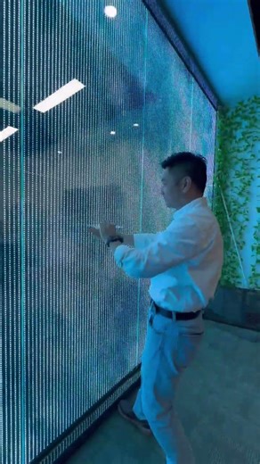 Transparent led display. #leddisplay #ledscreen #lifeisbutadream