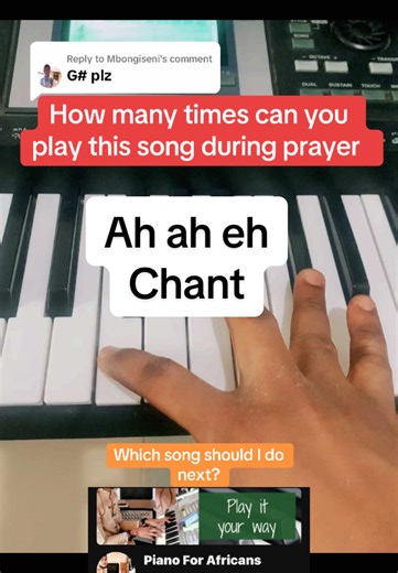 Learn 'Ah Ah Eh' on Piano in Key F# Tutorial