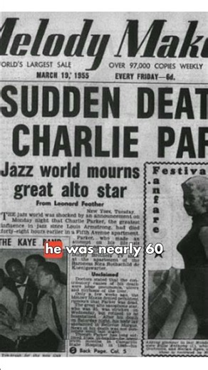 Charlie Parker Was Only 34... 🎷 #shorts