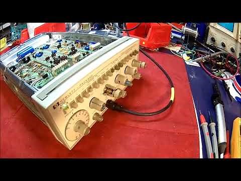HP 3312A Function Generator - tear down, inspection and repair