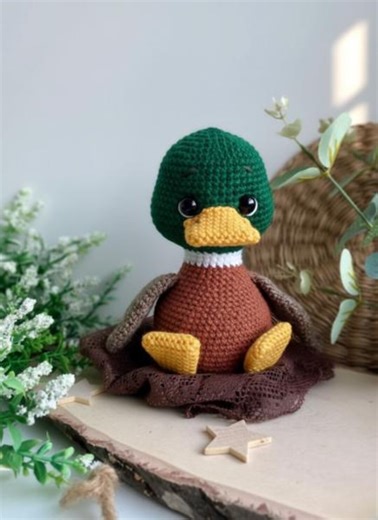 Crochet Duck Pattern PDF, Amigurumi Duckling Tutorial, Cute Baby Duck Toy Pattern, DIY Stuffed Animal Digital Download - Etsy