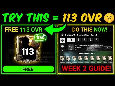 FREE 113 OVR Players in FC Mobile - Week 2 Ballon D' OR Tips | Mr. Believer