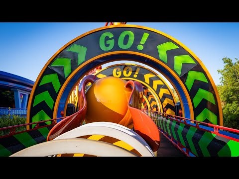 Slinky Dog Dash FULL RIDE POV 4K | Hollywood Studios | Disney World