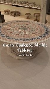 31K views · 199 reactions | Luxury that lasts: this marble inlay table brings eternal spring of Indian aesthetics to your space. Specification: White Marble with Inlay Work Item Code: LDB788 Height: 19 inch Width: 48 inch Depth: 48 inch  Exotic India Home Decor Store: 71, 22, Kirti Nagar Main Rd, Delhi 110015 . .  9311908212 #exoticindia #table #homedecor #whitemarble #DecorItem #explore | Exotic India | Facebook