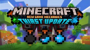 Thirst & Drinks | Thirst Water datapack 1.20.4  Minecraft Data Pack