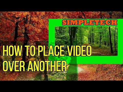 HOW TO PLACE A VIDEO OVER ANOTHER-SIMPLE STEPS: TWO VIDEOS ONE SCREEN