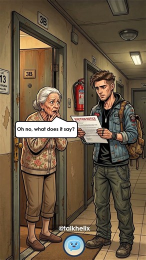 🏠 Explanation – Illiterate Woman and Helpful Boy
