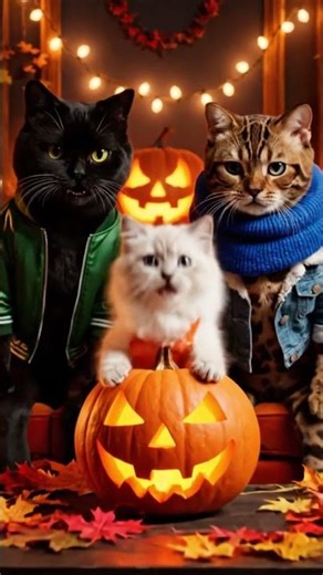 “When Jealous Friends Turn Evil 😾💔 | Cat Halloween Story” #shorts #halloween #sad