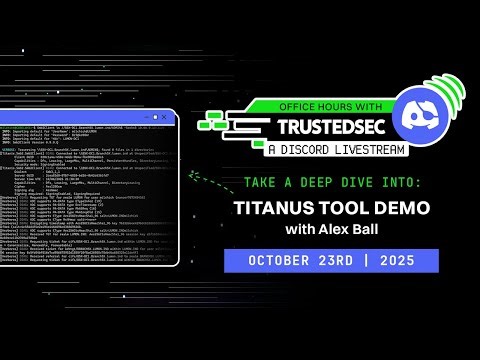 Discord Livestream - Titanis Tool Demo