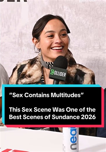 “Sex contains multitudes.” One of my favorite scenes of Sundance 2026 because it manages to capture exactly this. I become a bigger and bigger fan of Chase Sui Wonders with every new project she dishes out. Catch my full chat with Chase, Cooper Hoffman, Mason Gooding, and Gregg Araki for I Want Your Sex on Collider now! #chasesuiwonders #cooperhoffman #oliviawilde #genz #sundance