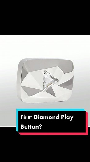 Who got the first Diamond Play Button on YouTube? #youtube #foryou #youtubenews #youtubeplaybutton #playbutton #diamondplaybutton #diamond
