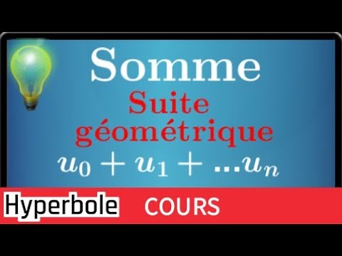 Demonstration + example • Calculation of the sum of the terms of a geometric sequence • First yea...
