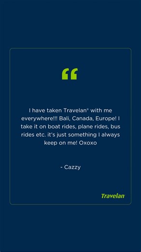 Every smart travellers' constant travel companion. As Cazzy says... a packet Travelan® is something you should always pack when hitting the road! 👍 Avoid Travellers' Diarrhoea 💩 - pack Travelan®! 💊 Travelan® is naturally derived and Gluten Free. Available in Pharmacies or online at Travelan.com. Always read the label and follow the directions for use. *Otto W et al. Scand J Gastroenterol. 2011. #travel #travelan #avoidacrapholiday #preventative #travelsafety #travellersdiarrhoea #prevention #